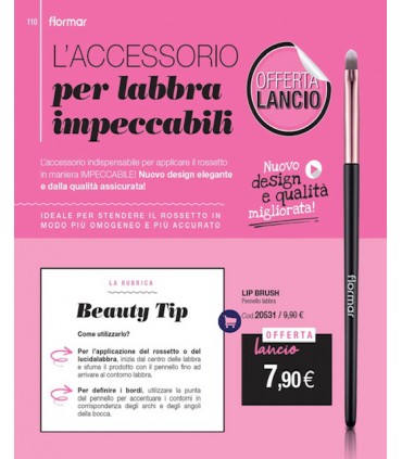 LIP BRUSH FLORMAR| STANHOME SHOP ONLINE