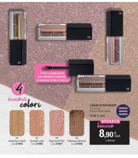 SHIMMER & SHINE LIQUID SHADOW FLORMAR| STANHOME ONLINE