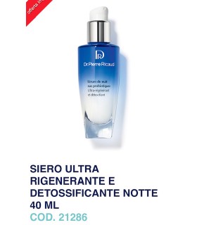 SIERO ULTRA RIGENERANTE E DETOSSIFICANTE NOTTE 40 ML DOTTOR PIERRE RICAUD| STANHOME ONLINE