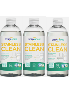 Set 2 pz. Stainless Clean 500 ML Pulitore Acciaio Inox |Stanhome Vendita Online