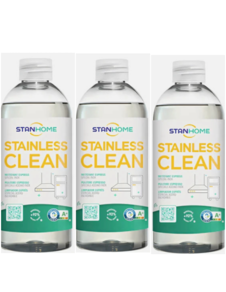 Set 2 pz. Stainless Clean 500 ML Pulitore Acciaio Inox |Stanhome Vendita Online