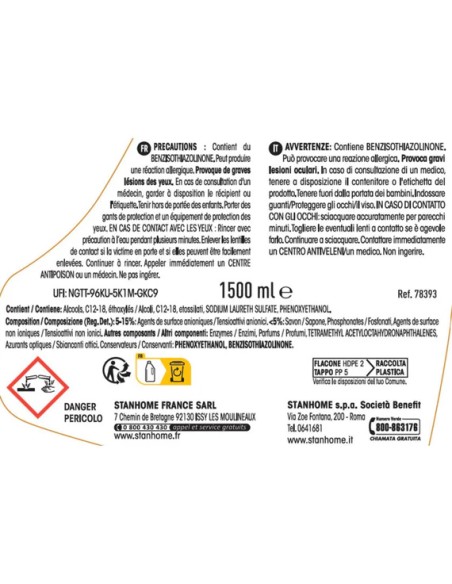 Daily Wash Flowers of Orange 1500ml |Stanhome Shop Online