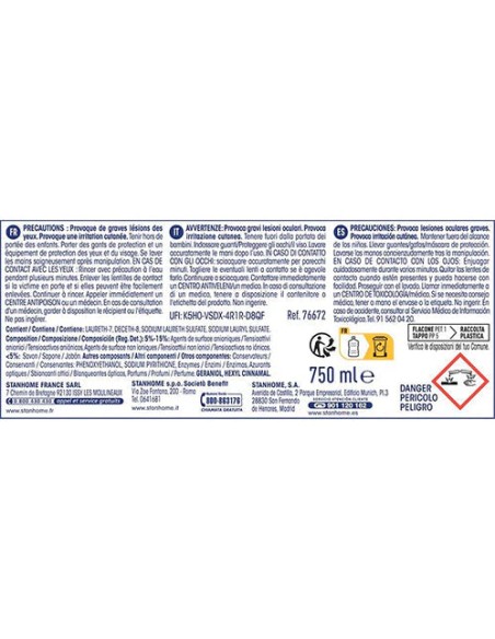 Modern Wash Detergent for Synthetic Fibres 750 ml|Stanhome Shop Online